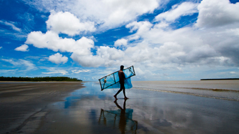 trip to Kuakata sandy beach